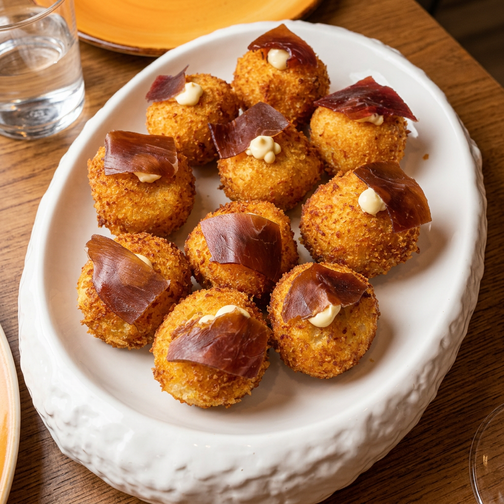 Croquetas de cecina